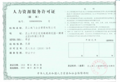 人力資源服務(wù)許可證